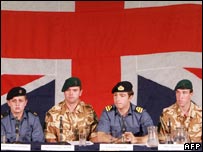 Nhóm thủy thủ bị giam tại Iran