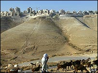 Assentamento israelense em volta de Jerusalém