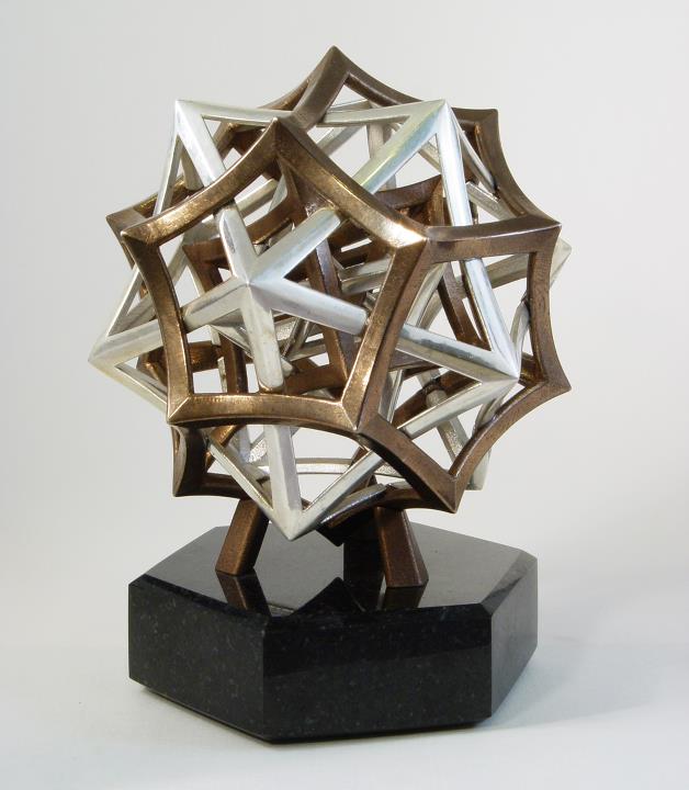 A photo of The Code treasure sculpture