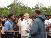 Displaced people in Periyamadu