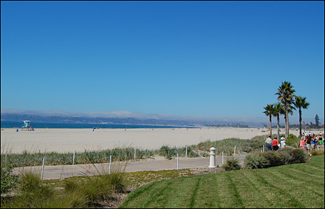 Bãi biển trước khách sạn Hotel del Coronado