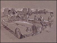 कार पर सैर