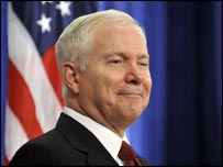 US Secretary of Defense Robert Gates