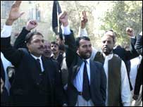  کوئٹہ میں وکلاء احتجاج(فائل فوٹو)