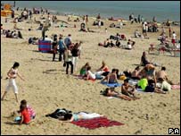 Bournemouth Beach.