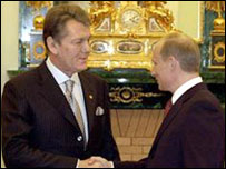 Ющенко та Путін