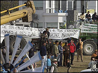 Protesto de produtores rurais argentinos (foto de arquivo)
