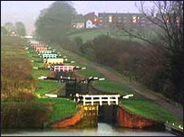 Caen hill's locks