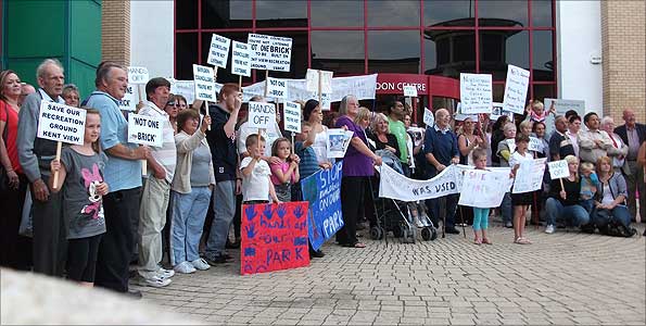 Basildon protesters