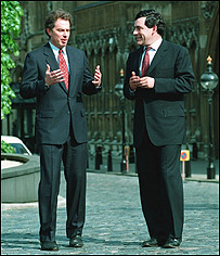 تونی بلر و گوردون براون