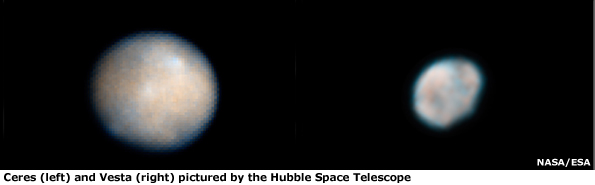Ceres and Vesta