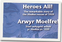 Clawr cyfrol newydd Arwyr Moelfre!