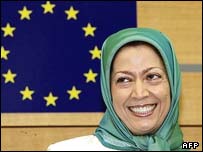 مريم رجوی در مقر پارلمان اروپا