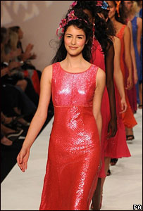 伦敦时装周模特