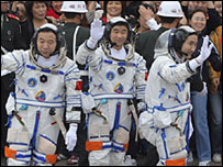 Astronautas chineses
