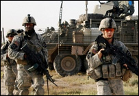 Irak'ta Amerikan askerleri