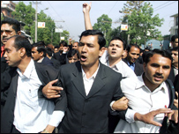 تجمع وکلا در کاتماندو