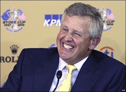 Colin Montgomerie is revealed as Europe's next captain in Dubai