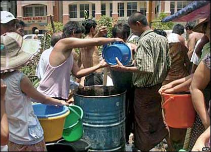 Birmanya su sıkıntısı