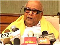 DMK Leader Karunanidhi