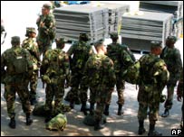 Segurança está sendo reforçada na Geórgia