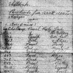 A page from my Troop Sergeant's notebook. Listing the Challenges and Replies for D-Day and several days following the invasion of Normandy. A page from my Troop Sergeant's notebook. Listing the Challenges and Replies for D-Day and several days following the invasion of Normandy.