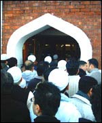 Going to mosque for prayers