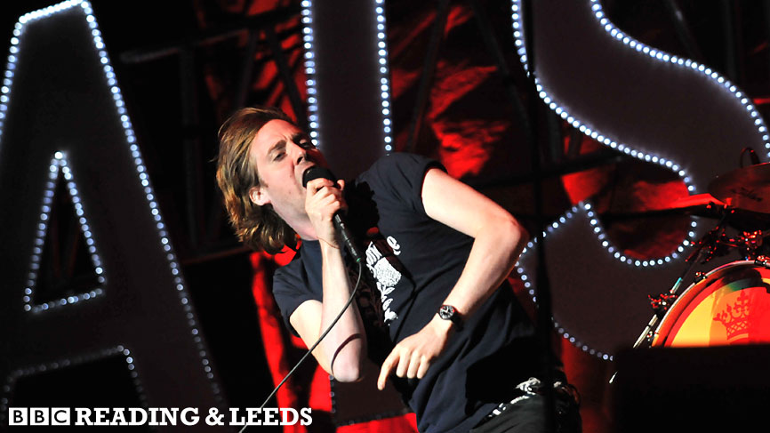 Kaiser Chiefs perform at Reading and Leeds 2009