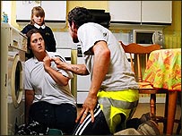 Scene from Friday Night Shirt