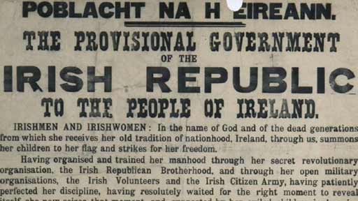 Video - Gerry Anderson explores a poster - Proclamation of the Irish Republic 1916 Video - Gerry Anderson explores a poster - Proclamation of the Irish Republic 1916