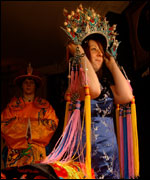 Colourful costumes from the orient