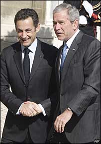Sarkozy ve Bush
