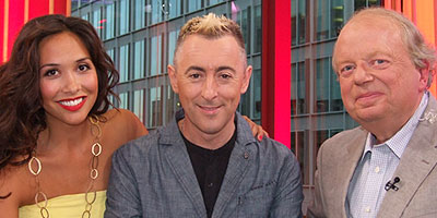 Myleene, Alan and John