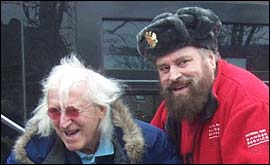 Brian Blessed and Jimmy Saville