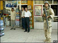 Soldados americanos no Iraque