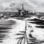 HMS Laforey at the bombarding of the Anzio beachead Italy 1944 HMS Laforey at the bombarding of the Anzio beachead Italy 1944