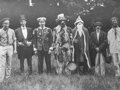 Scots & Scars, The Doctor, Saint George, Bold Slasher, Grandfather Christmas, Johnny Jack, The Turkish knight Photograph by kind permission of EFDSS/Malcolm Taylor