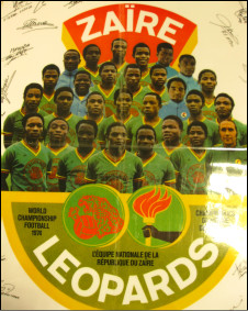 A poster of the Zaire Leopards