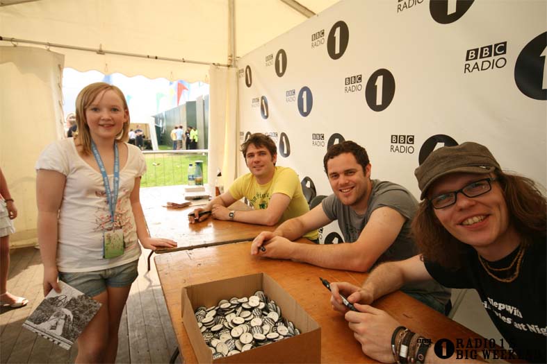 Signing sessions with The Hoosiers