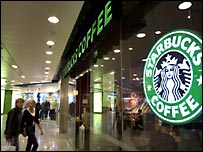 A Starbucks shop