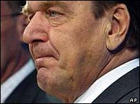 O chanceler Gerhard Schroeder