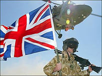 इराक़ में ब्रितानी सैनिक