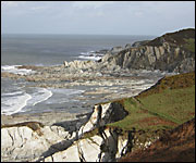 The stunning coastline
