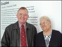 Hilton James and Vera Smith at Baltic