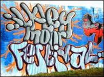 Graffiti at the Festival