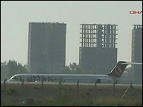 هواپیمای ربوده شده در آنتالیا