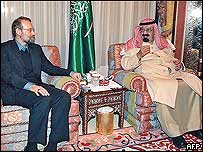 لاريجانی و ملک عبدالله