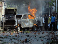 कोलकाता में प्रदर्शन