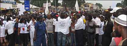 Maniestafção em Bissau