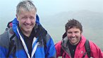 Derek Brockway and guide Ceri Cunnington